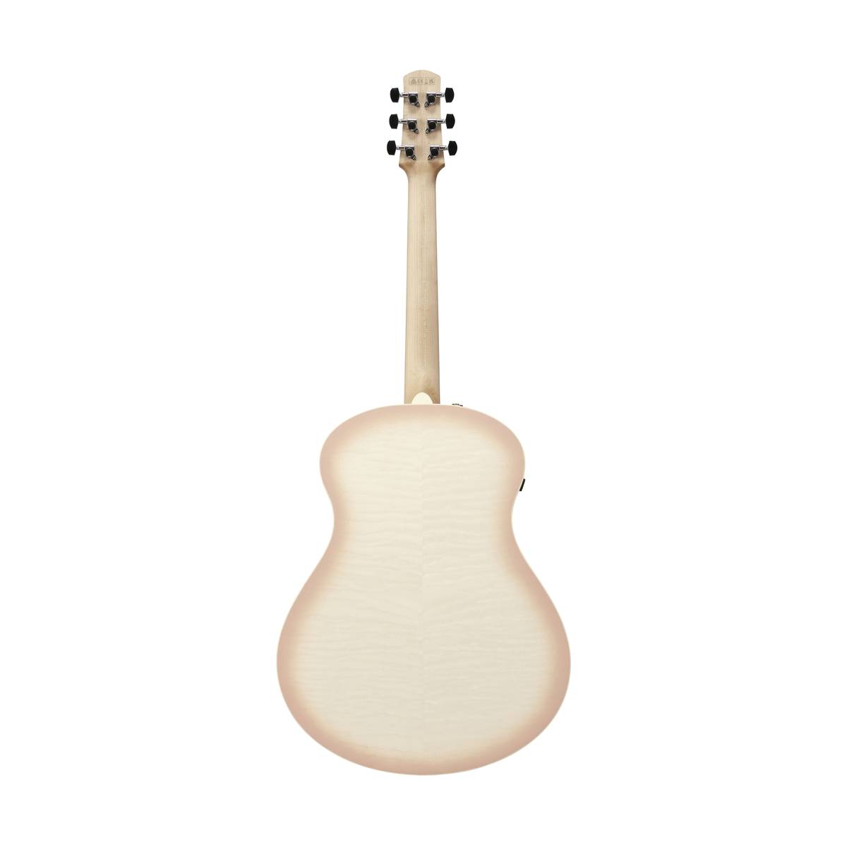 Ibanez AAM370M2E Acoustic Guitar Transparent Antique White Peach Fuzz w/ Pickup