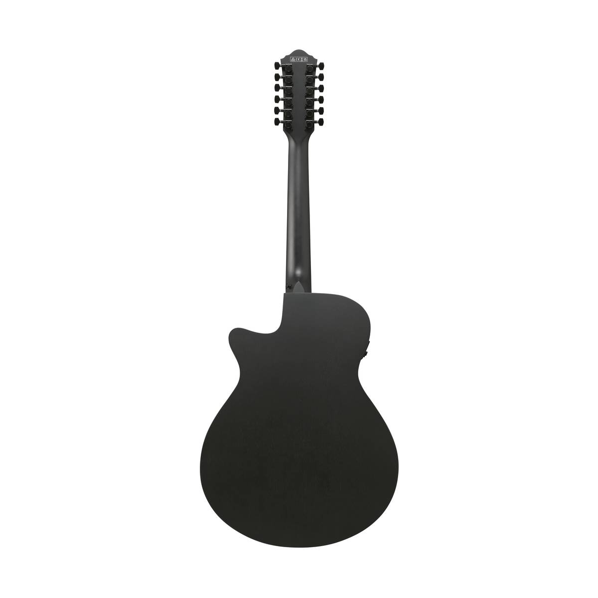 Ibanez AEG1221 Acoustic Guitar 12-String Black Out w/ Pickup