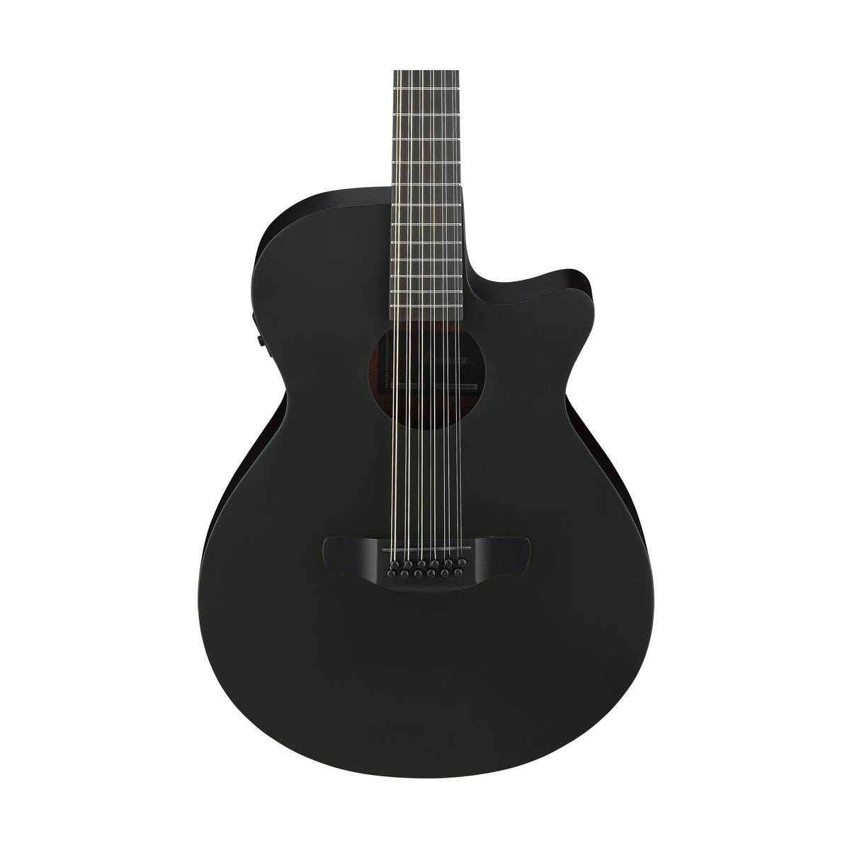 Ibanez AEG1221 Acoustic Guitar 12-String Black Out w/ Pickup