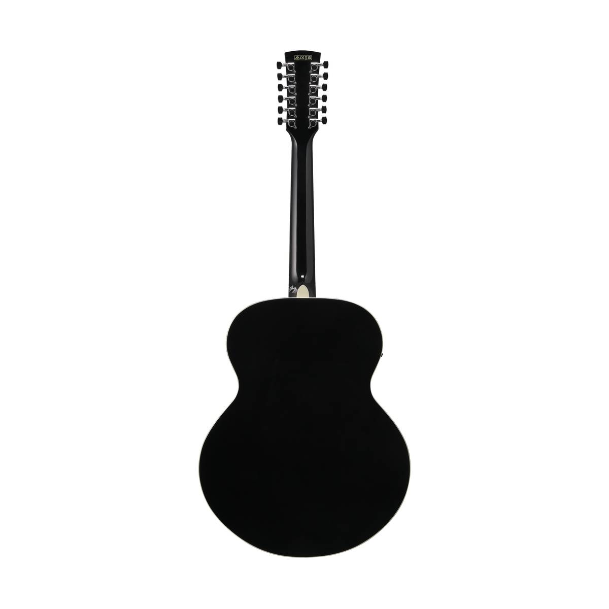Ibanez AJ7012M1E Acoustic Guitar 12-String Black High Gloss w/ Pickup
