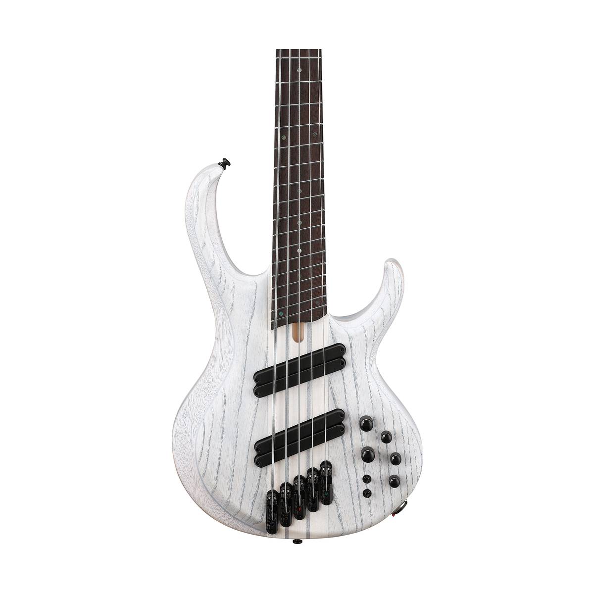 Ibanez BTB865MS Bass Guitar 5-String Transparent White Flat