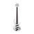 Ibanez BTB865MS Bass Guitar 5-String Transparent White Flat