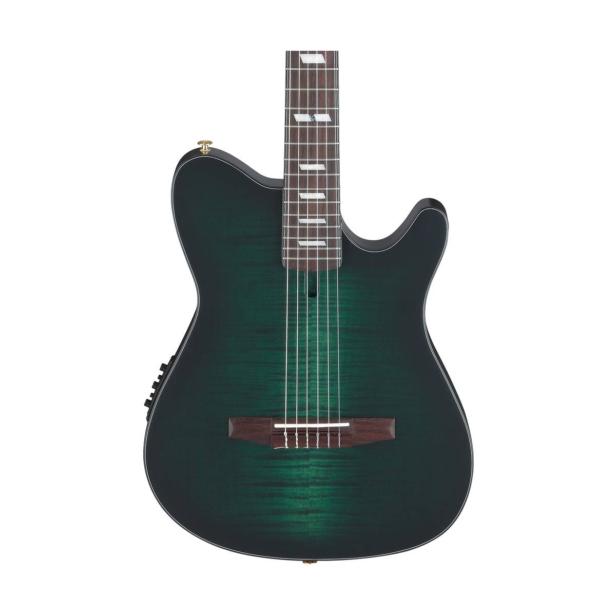 Ibanez FRH20FMN Nylon String Guitar Deep Emerald Green Low Gloss w/ Pickup
