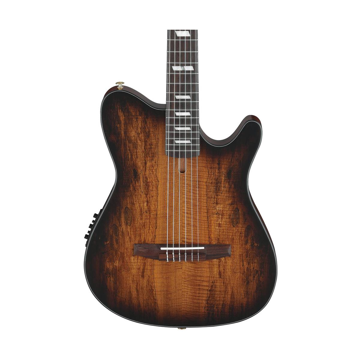 Ibanez FRH20SMN Nylon String Guitar Tobacco Burst Low Gloss w/ Pickup