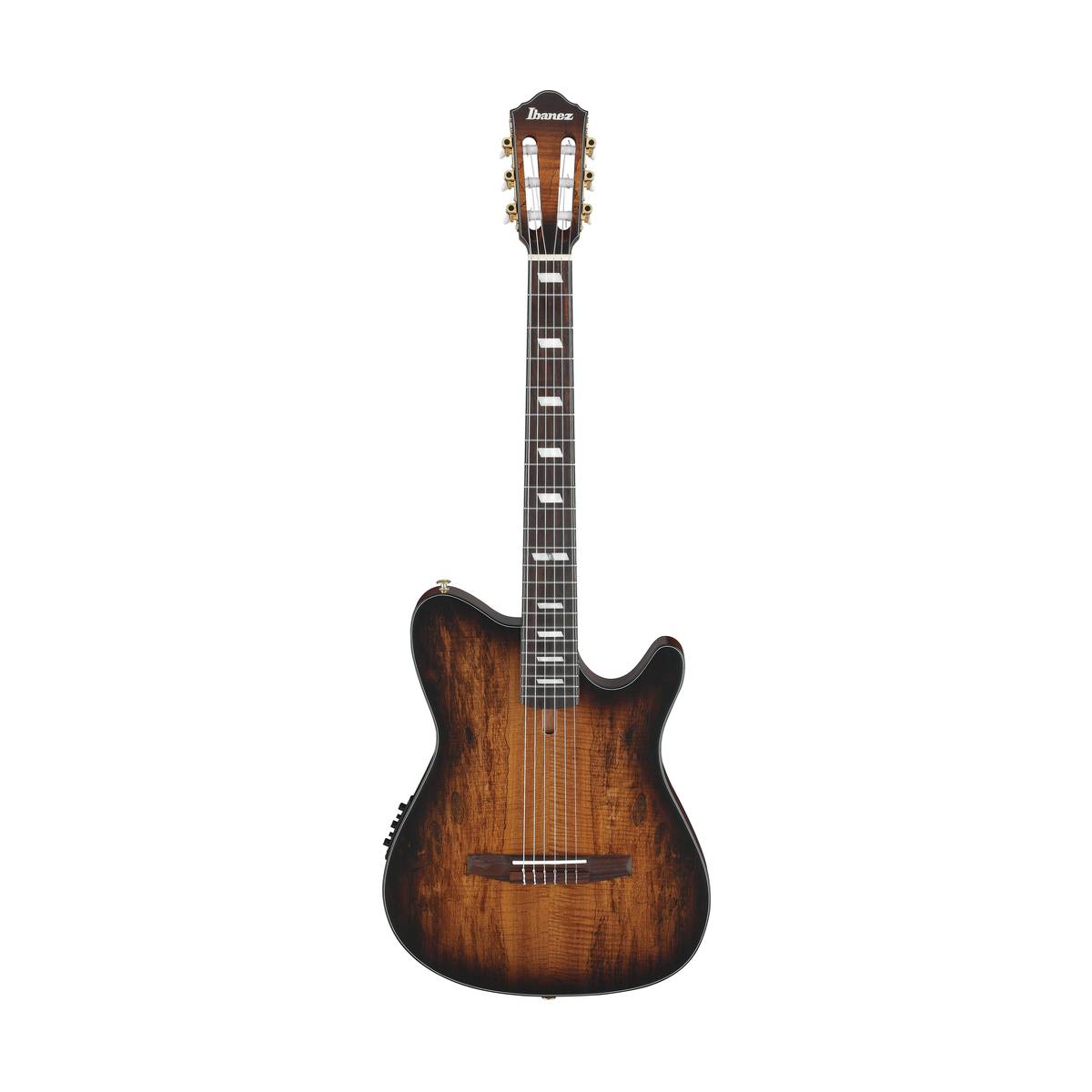 Ibanez FRH20SMN Nylon String Guitar Tobacco Burst Low Gloss w/ Pickup