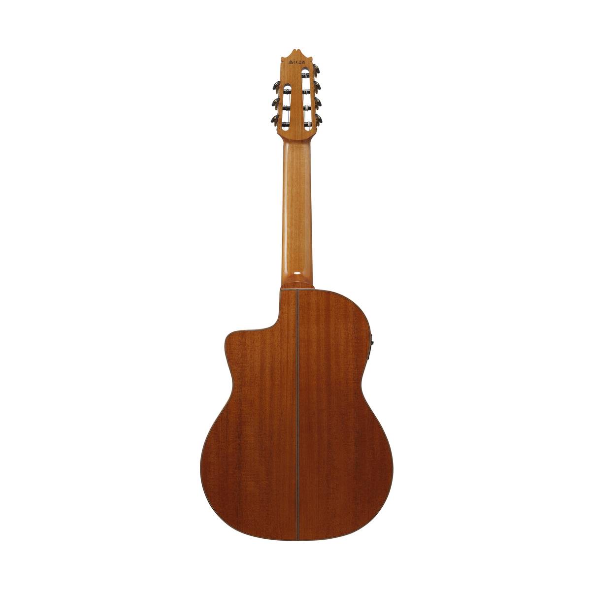 Ibanez GA3007CE Classical Nylon Acoustic Guitar 7-String Natural High Gloss w/ Pickup & Cutaway