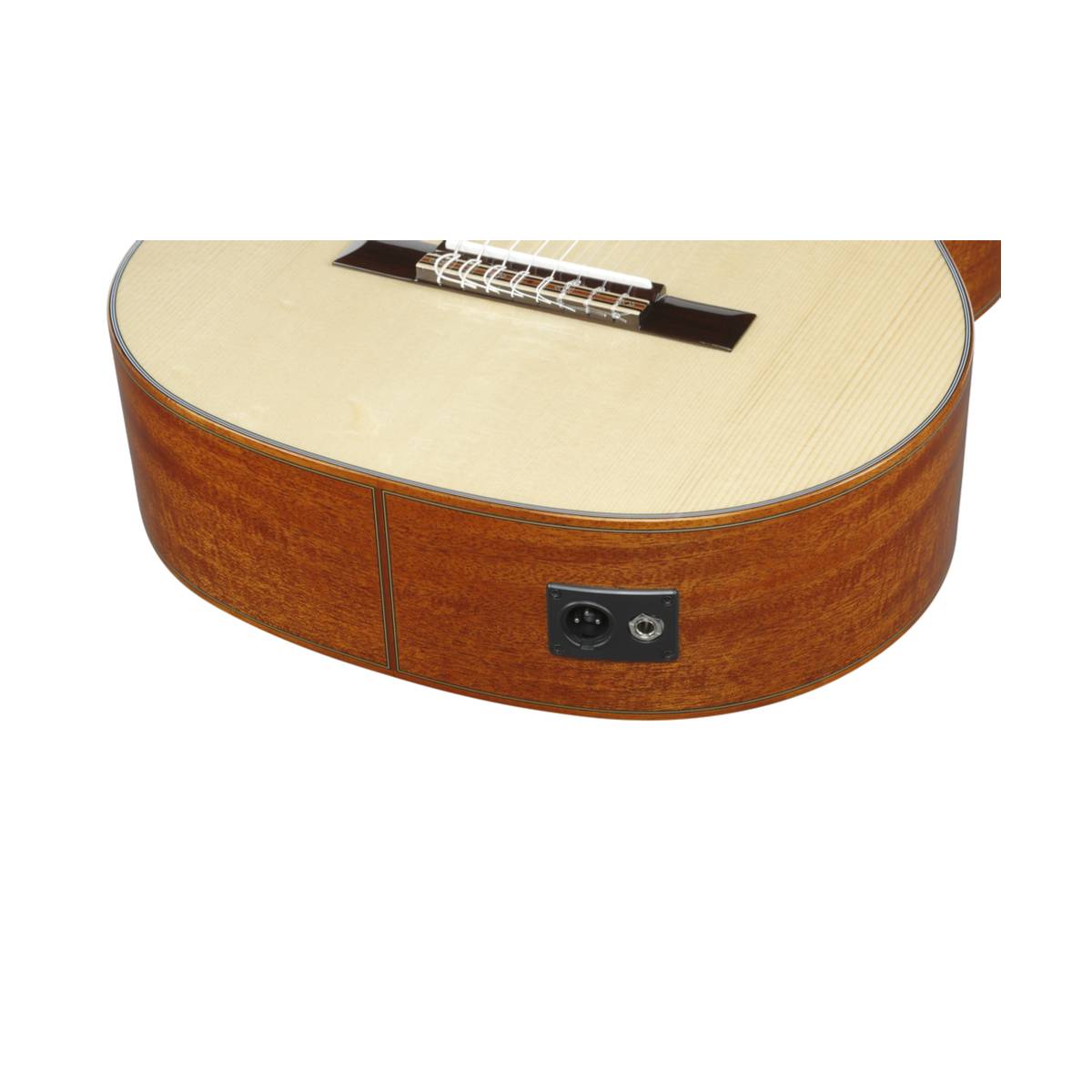 Ibanez GA3008CE Classical Nylon Acoustic Guitar 8-String Natural High Gloss w/ Pickup & Cutaway