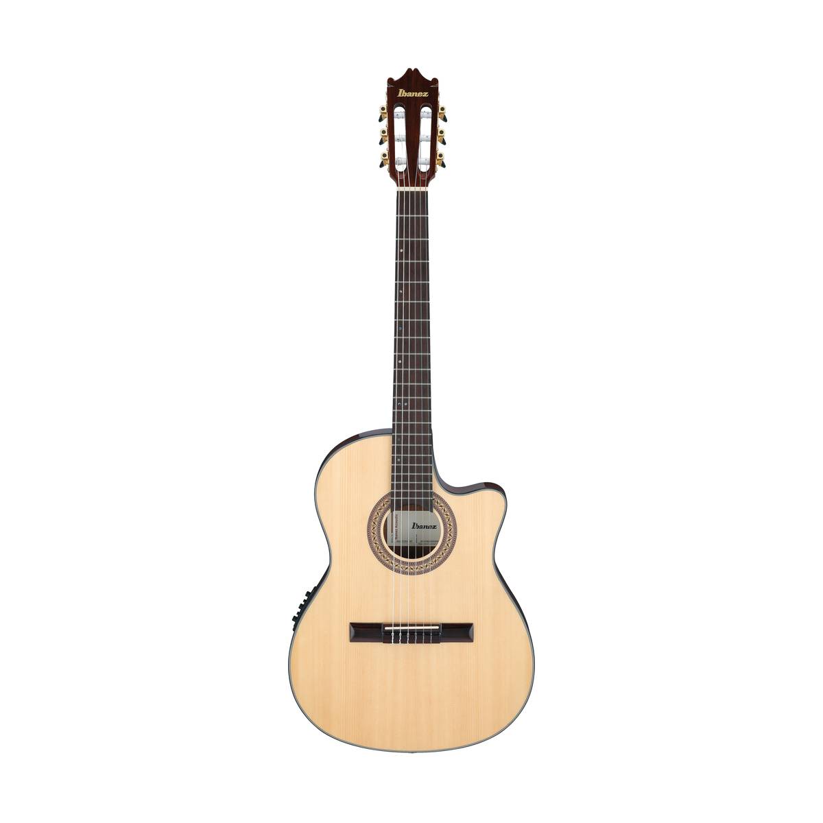 Ibanez GA35TCE Thinline Classical Guitar Nylon Strings Natural High Gloss