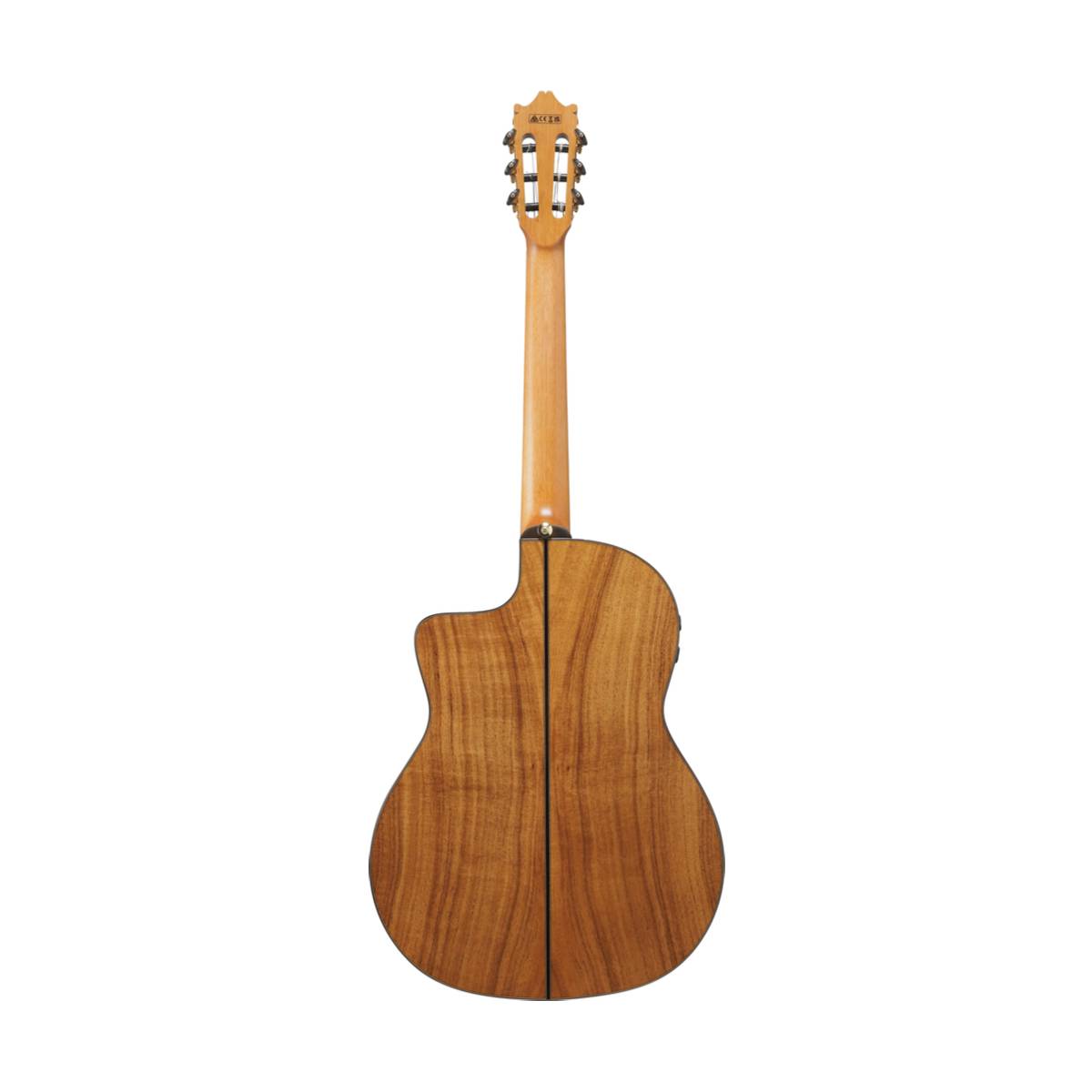 Ibanez GA360TCE Classical Nylon Acoustic Guitar Transparent Black High Gloss w/ Pickup & Cutaway