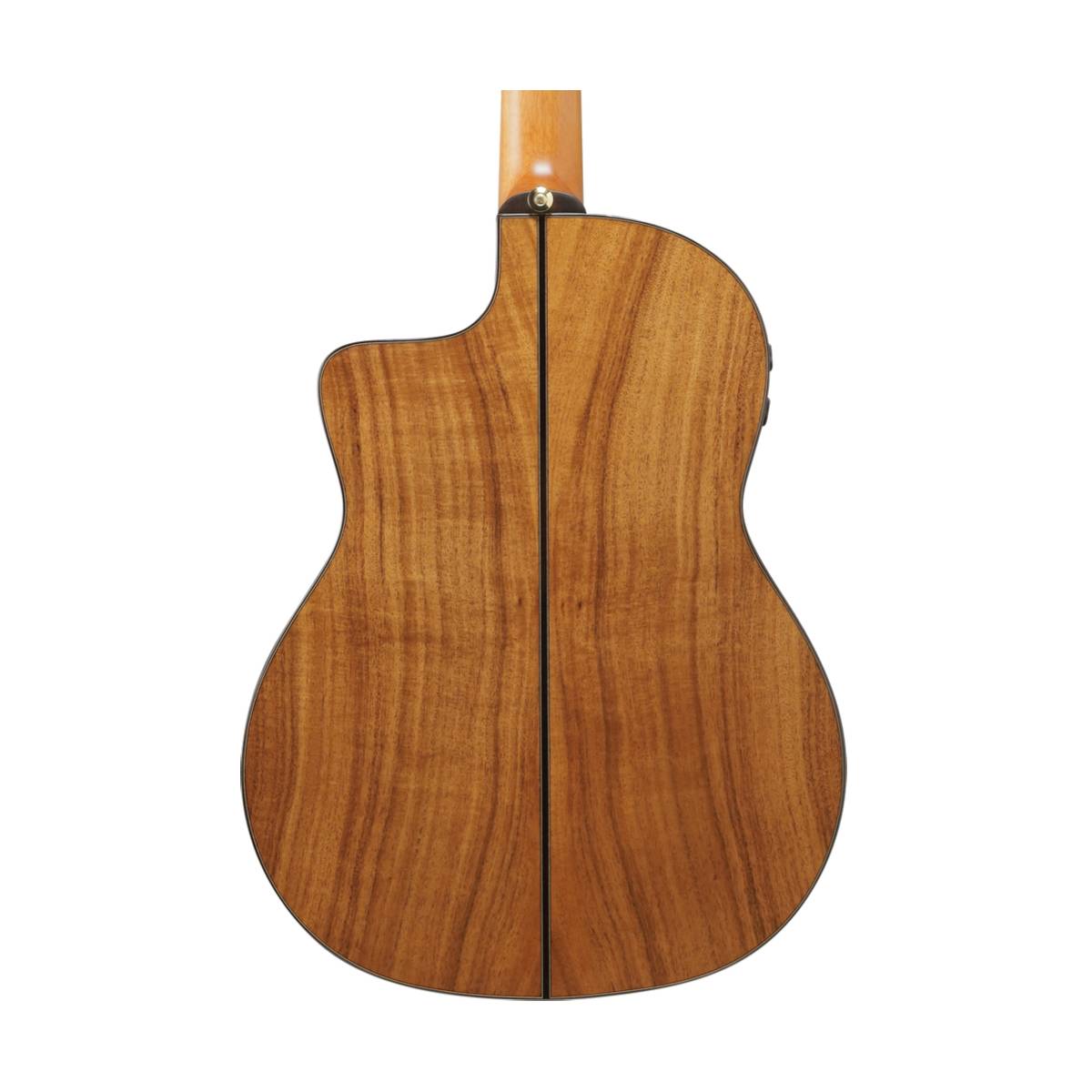 Ibanez GA360TCE Classical Nylon Acoustic Guitar Transparent Black High Gloss w/ Pickup & Cutaway