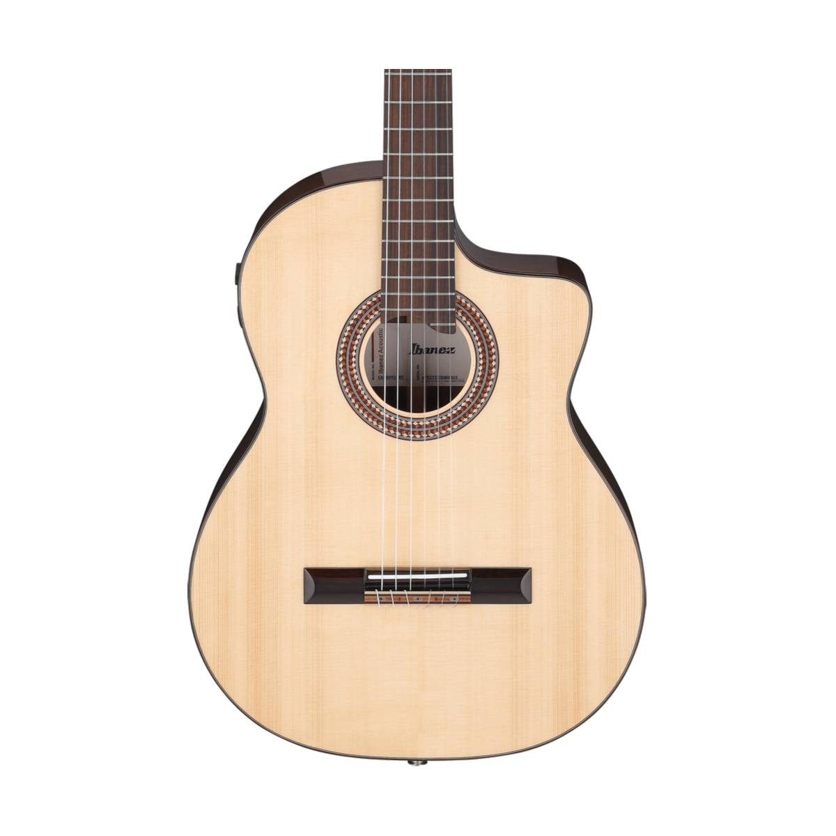 Ibanez GA380CE Classical Nylon Acoustic Guitar Natural High Gloss w/ Pickup & Cutaway