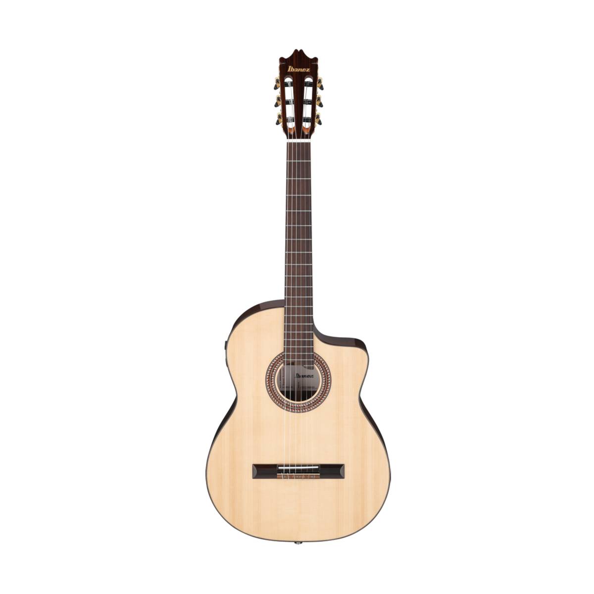 Ibanez GA380CE Classical Nylon Acoustic Guitar Natural High Gloss w/ Pickup &amp; Cutaway