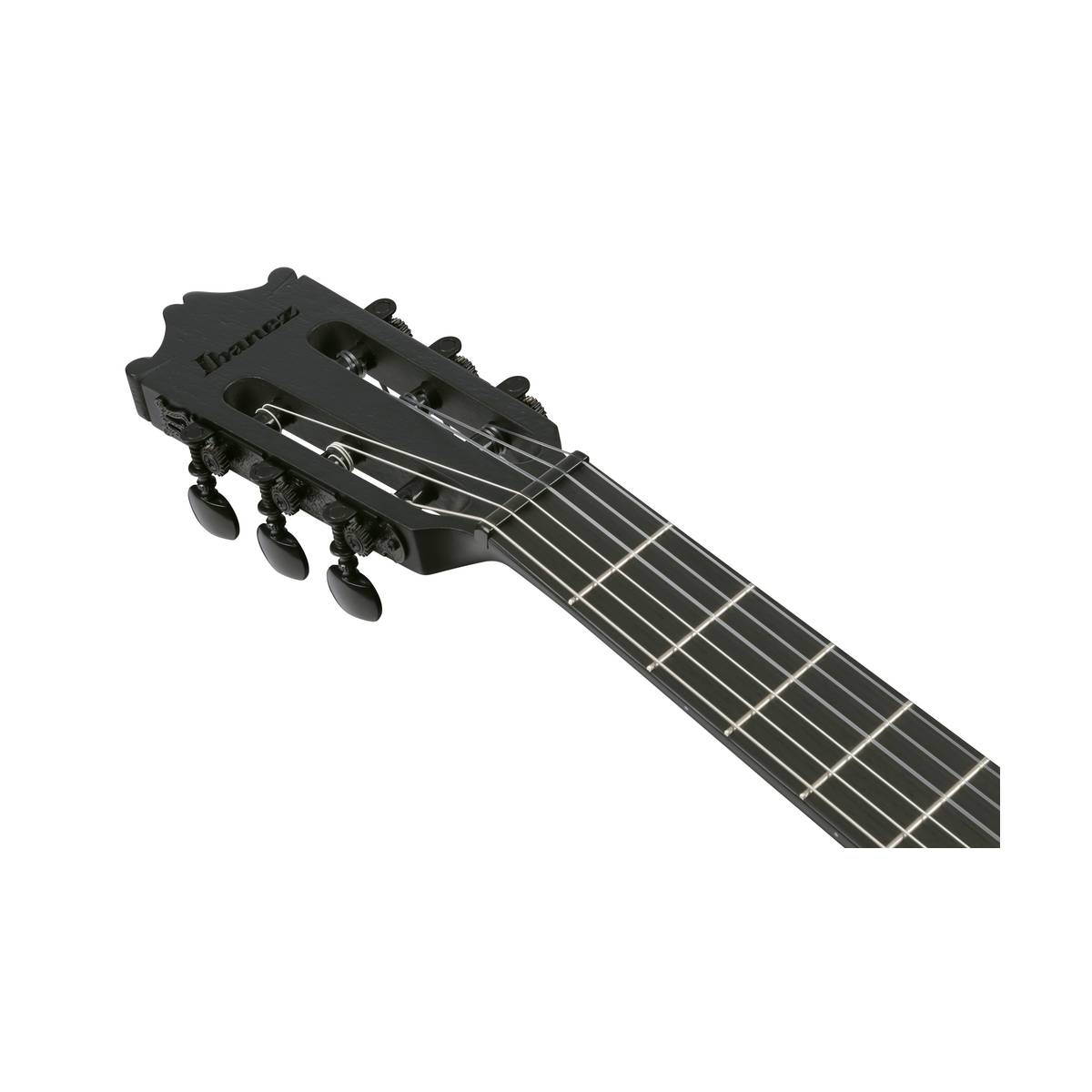 Ibanez GA621 Thinline Classical Guitar Nylon Strings Black Out