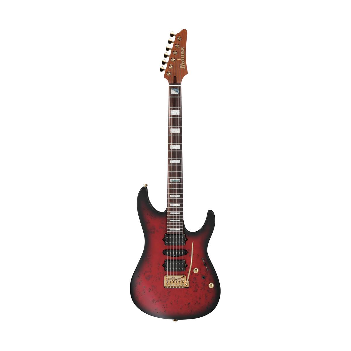 Ibanez KIKO300 Kiko Loureiro Signature Model Electric Guitar Ruby Red Sunburst Flat
