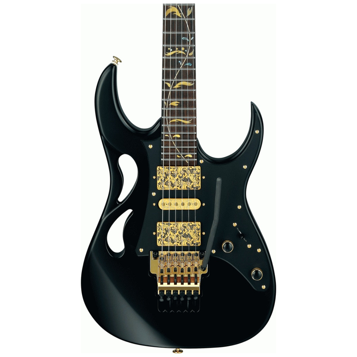 Ibanez PIA3761 Steve Vai Signature Electric Guitar Onyx Black w/ Dimarzio Pickup