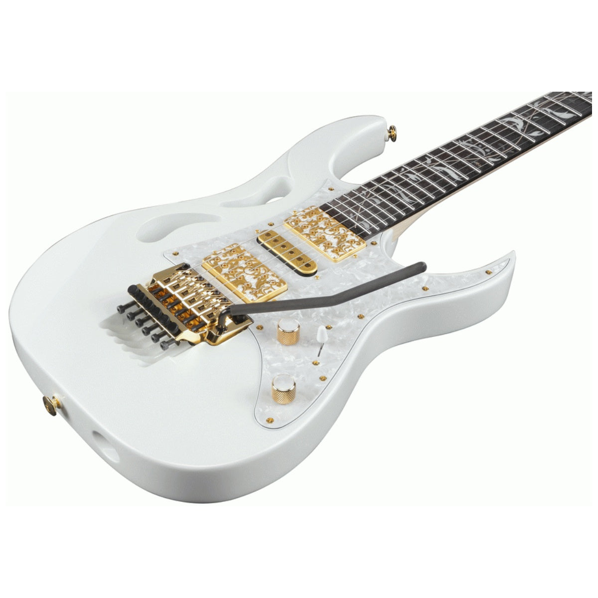 Ibanez PIA3761 Steve Vai Signature Electric Guitar Stallion White w/ Dimarzio Pickup