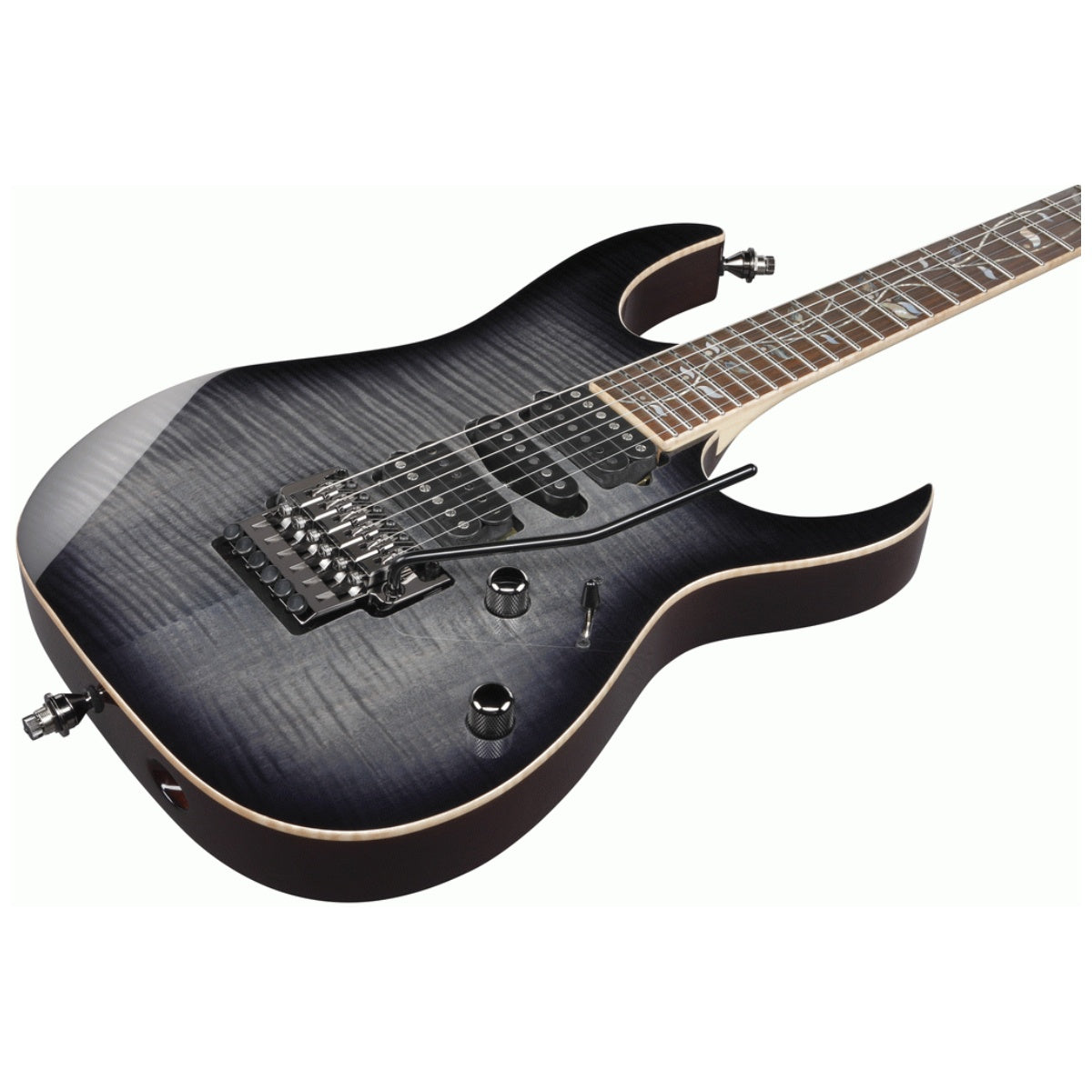 Ibanez RG8570 J-Custom Electric Guitar Black Rutile w/ Dimarzio Pickups