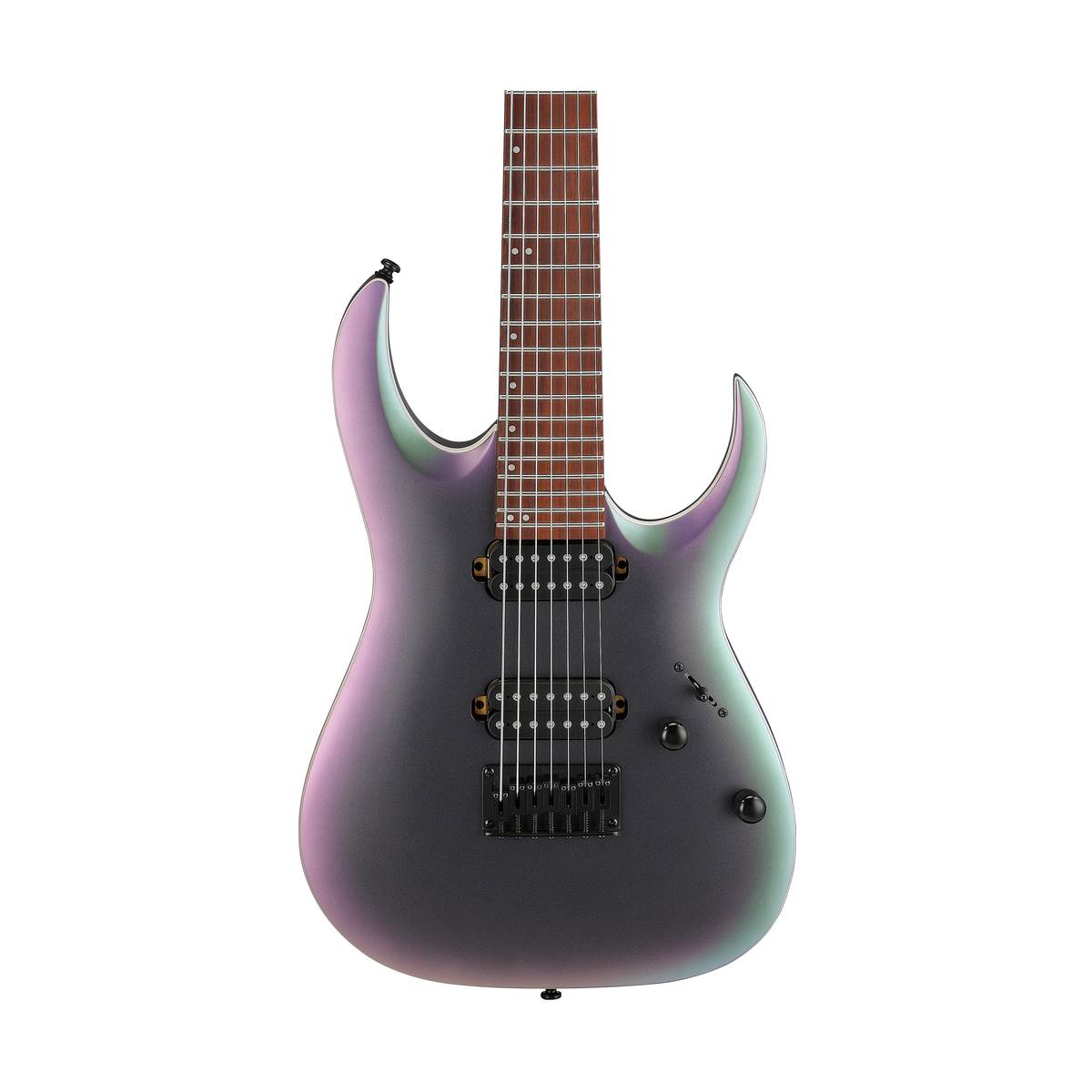 Ibanez RGA742EX Electric Guitar 7-String Black Aurora Burst Matte