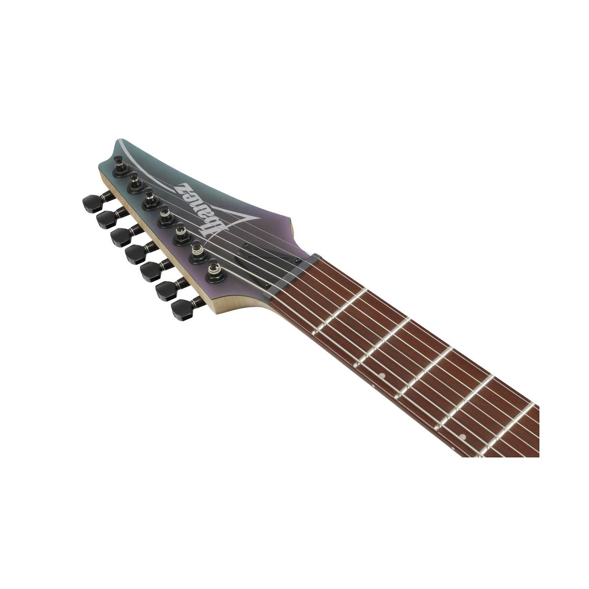 Ibanez RGA742EX Electric Guitar 7-String Black Aurora Burst Matte