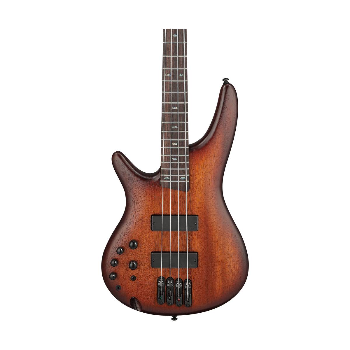 Ibanez SR500AL Bass Guitar Left Handed Mahogany Brown Burst Low Gloss