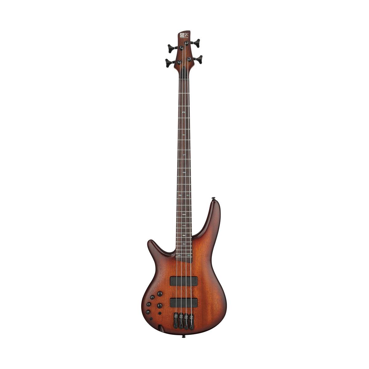 Ibanez SR500AL Bass Guitar Left Handed Mahogany Brown Burst Low Gloss