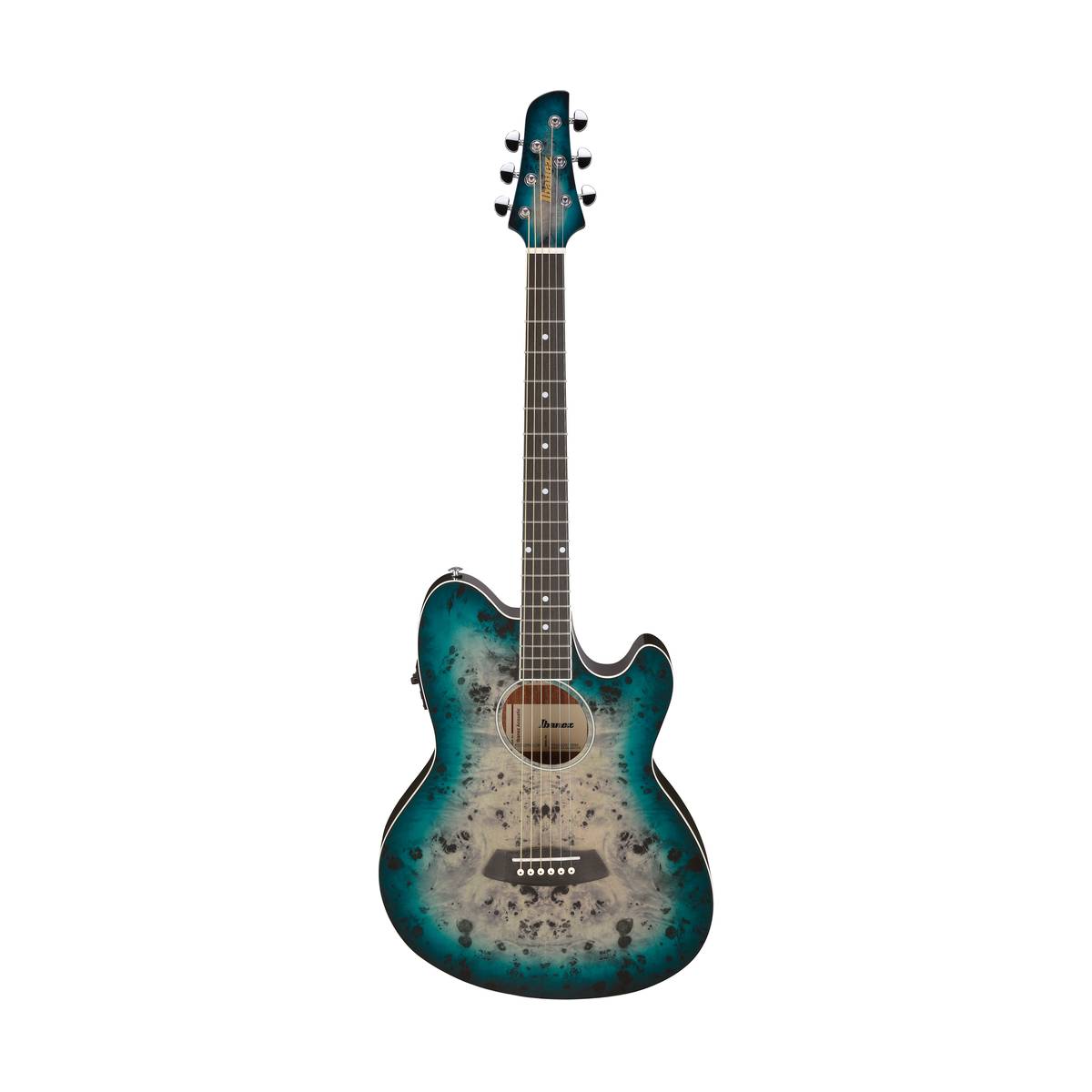 Ibanez TCY10PA Acoustic Guitar Cosmic Blue Starburst High Gloss w/ Pickup