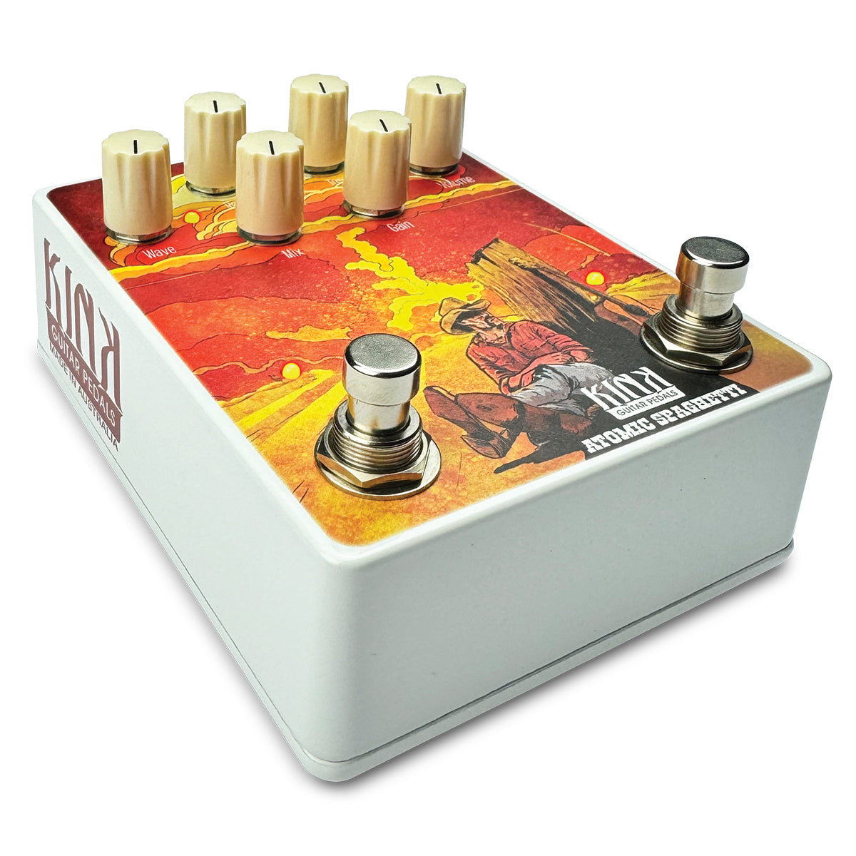 Kink Atomic Spaghetti Overdrive Tremolo Effects Pedal - Based on the Zen Drive