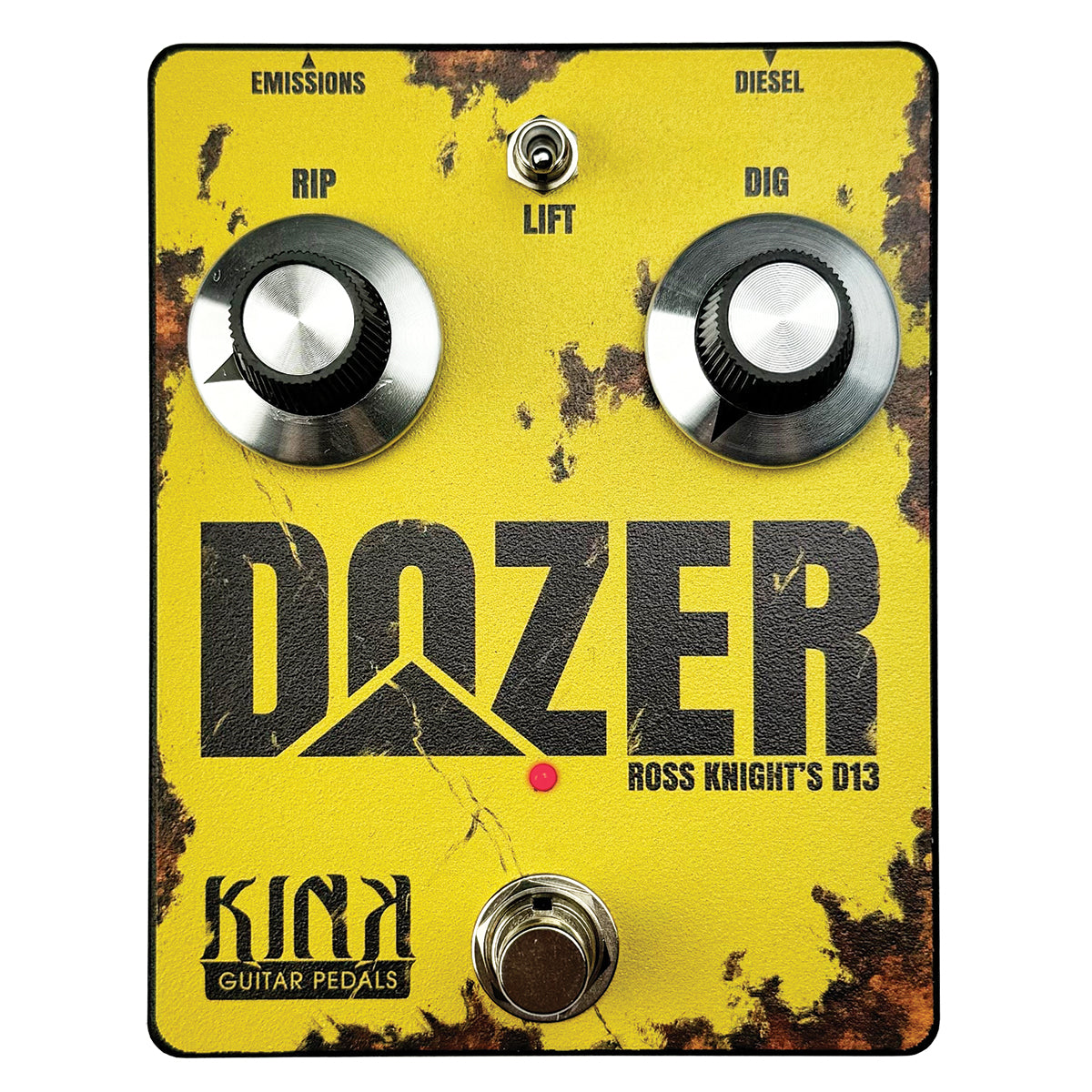 Kink Dozer Fuzz Effects Pedal - Collaboration with Cosmic Psychos