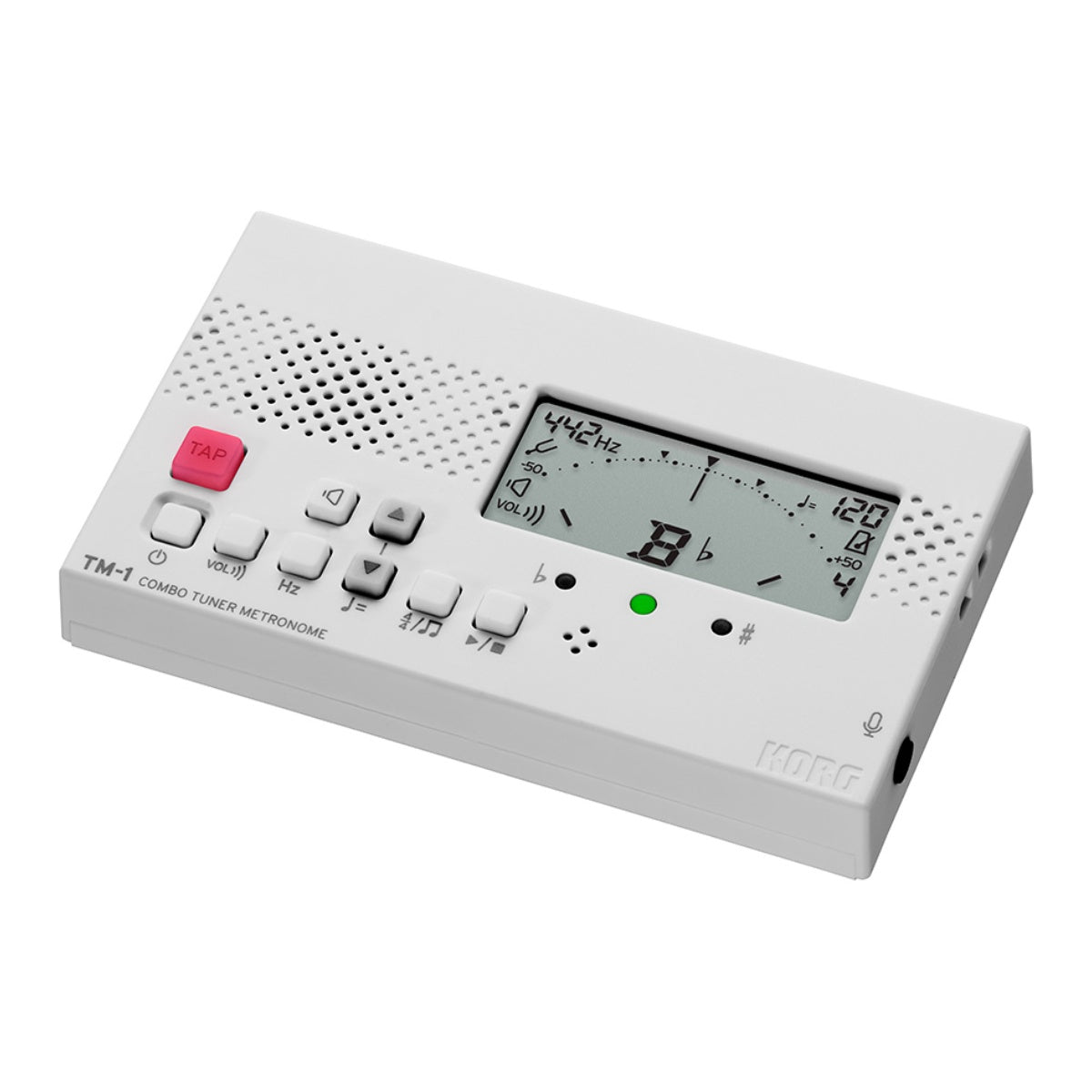 Korg TM-1 Tuner Metronome White