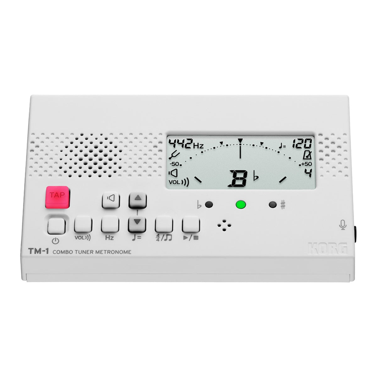 Korg TM-1 Tuner Metronome White