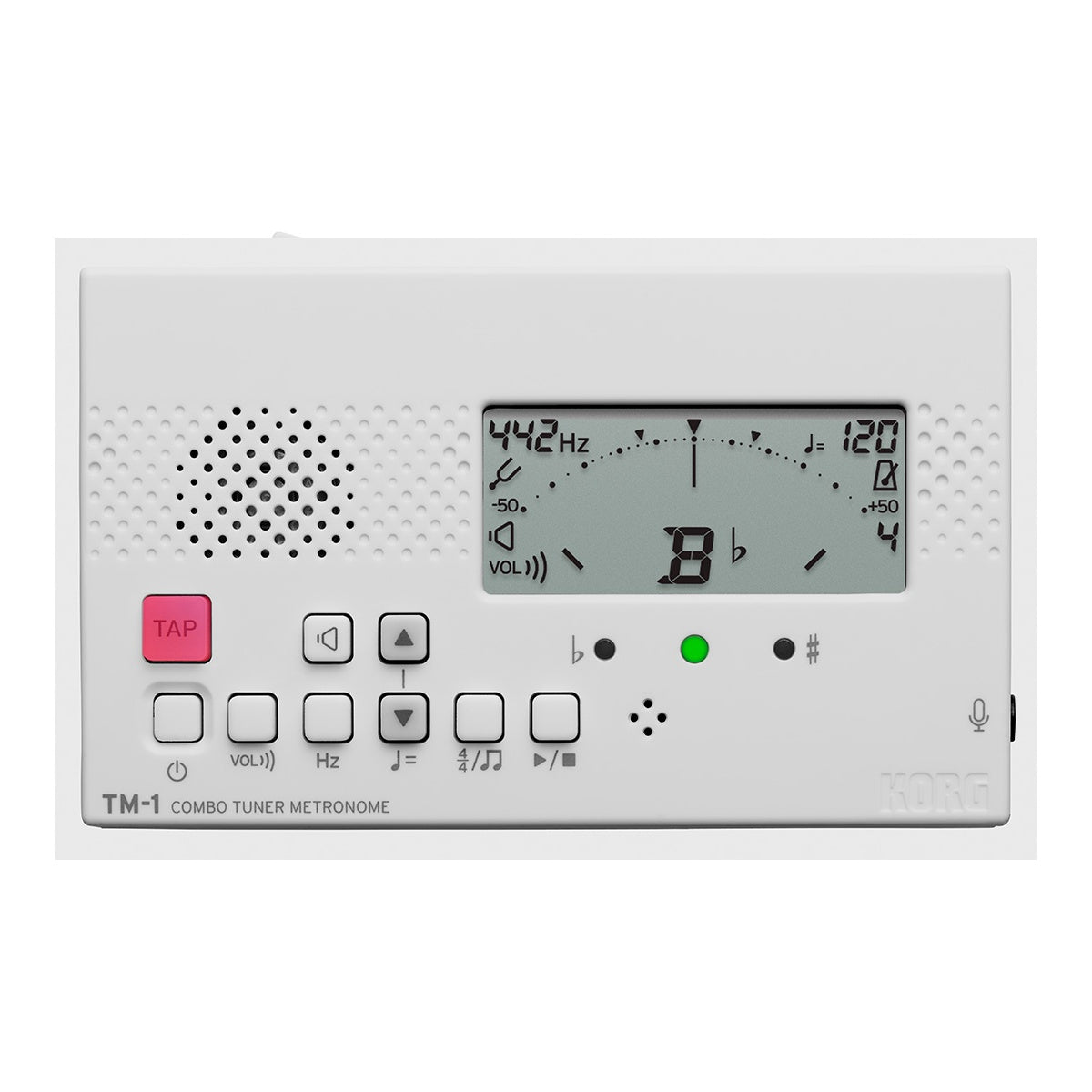 Korg TM-1 Tuner Metronome White