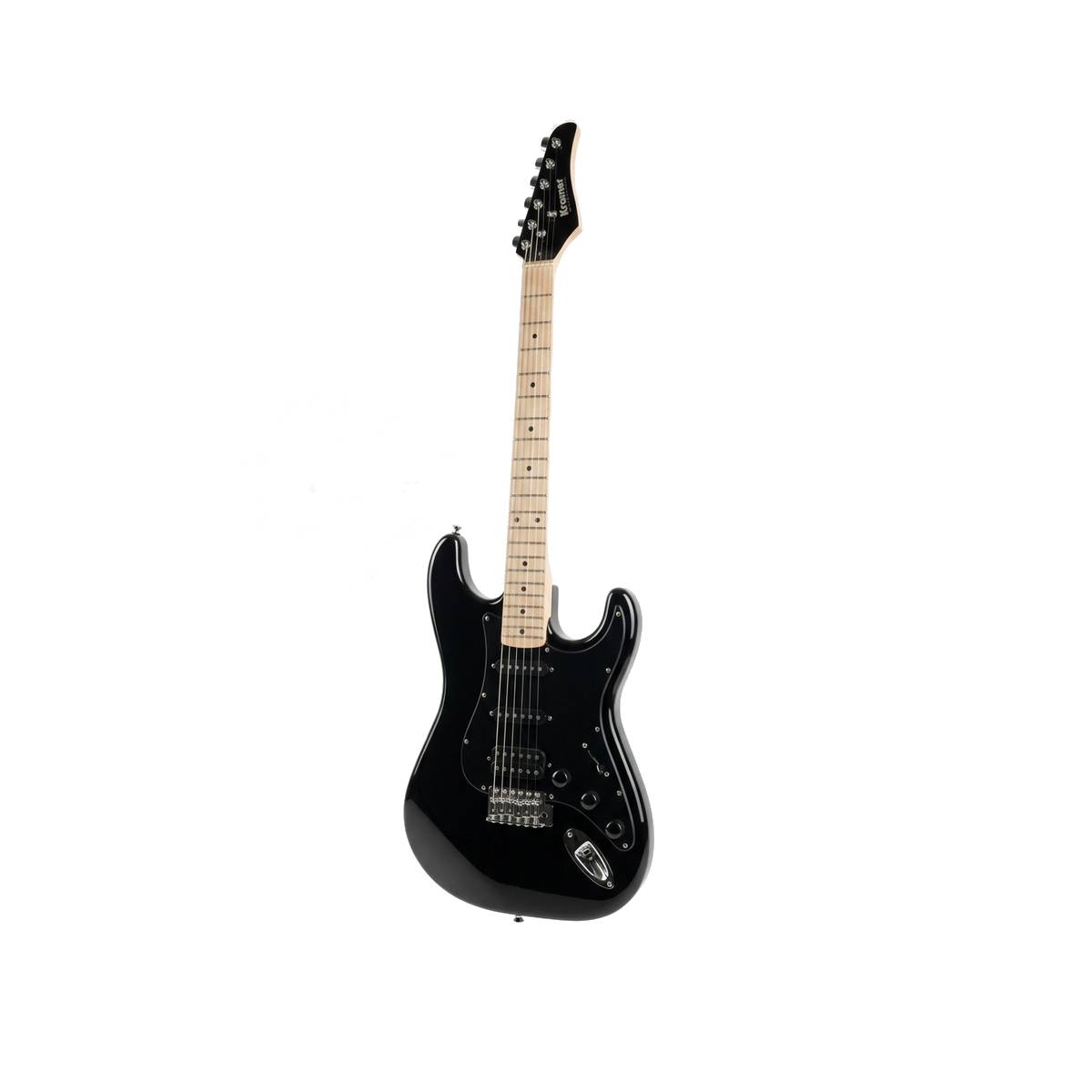 Kramer Focus VT-211S Electric Guitar Black w/ Black Guard - KF211EBCT3-BPG