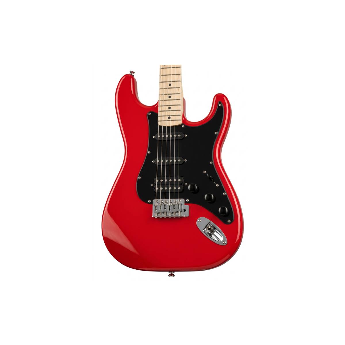 Kramer Focus VT-211S Electric Guitar Red w/ Black Guard - KF211RECT3-BPG