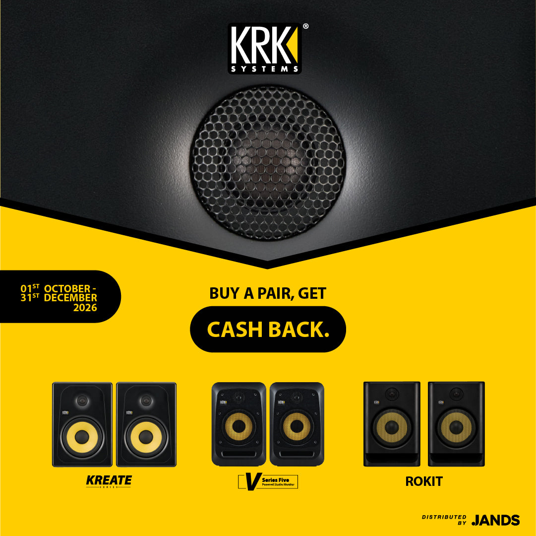 2x KRK V4 S5 Powered Studio Monitor 4inch 2-Way - V-Series 5 (Pair)