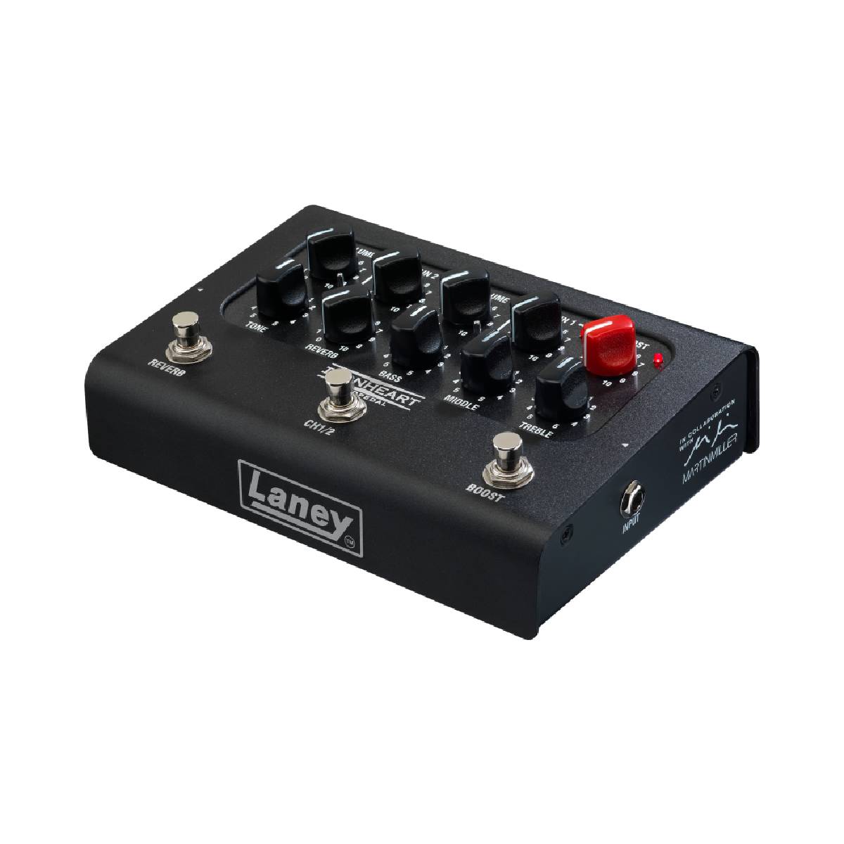 Laney Black Country Custom IRONHEART-LOUDPEDAL Guitar Amplifier Pedal 60w 2-Channel Amp