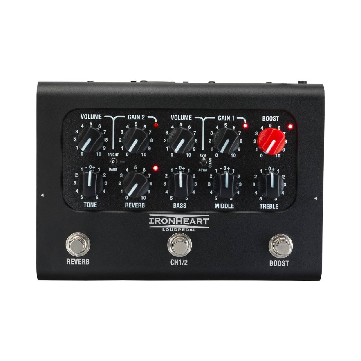Laney Black Country Custom IRONHEART-LOUDPEDAL Guitar Amplifier Pedal 60w 2-Channel Amp