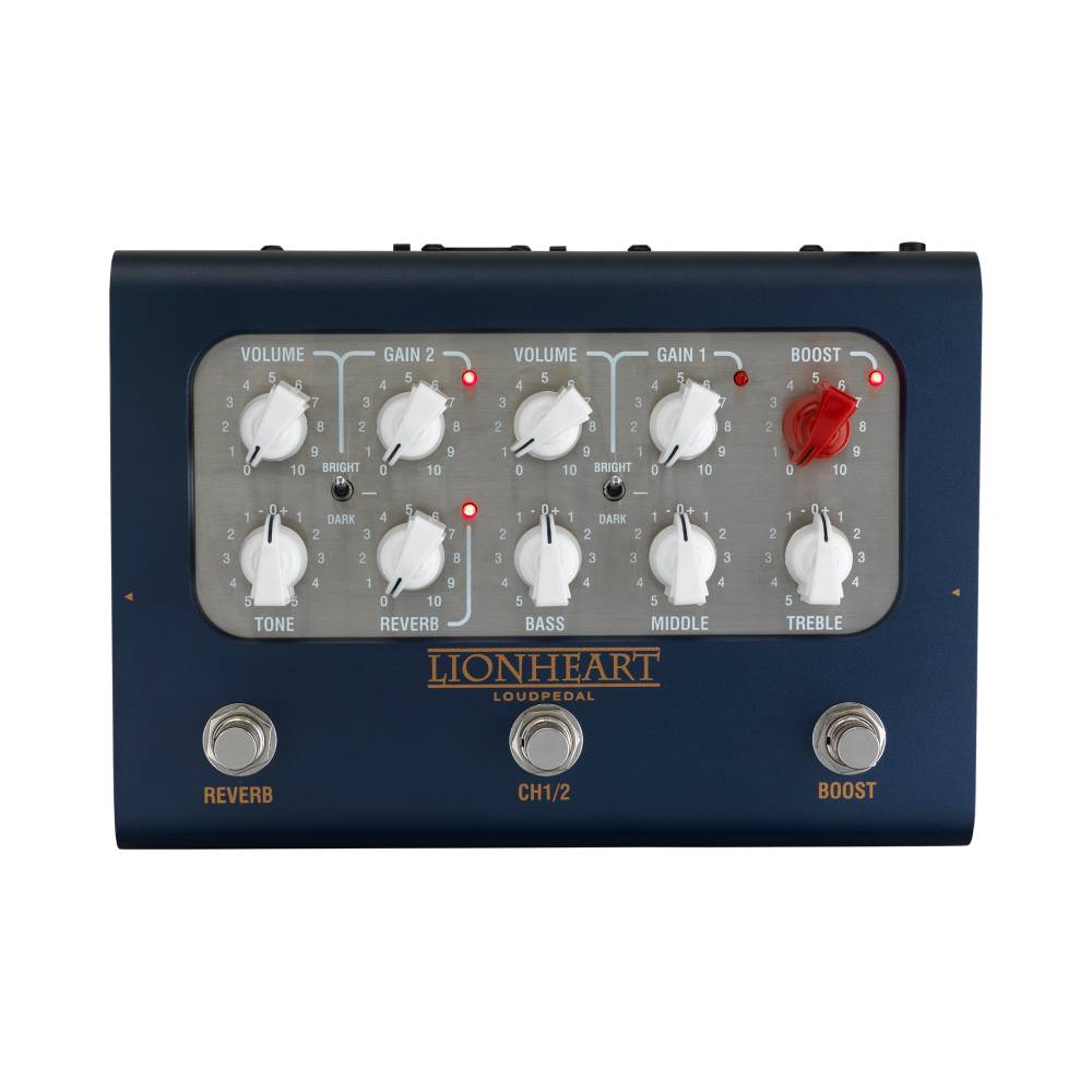 Laney Black Country Custom LIONHEART-LOUDPEDAL Guitar Amplifier Pedal 60w 2-Channel Amp
