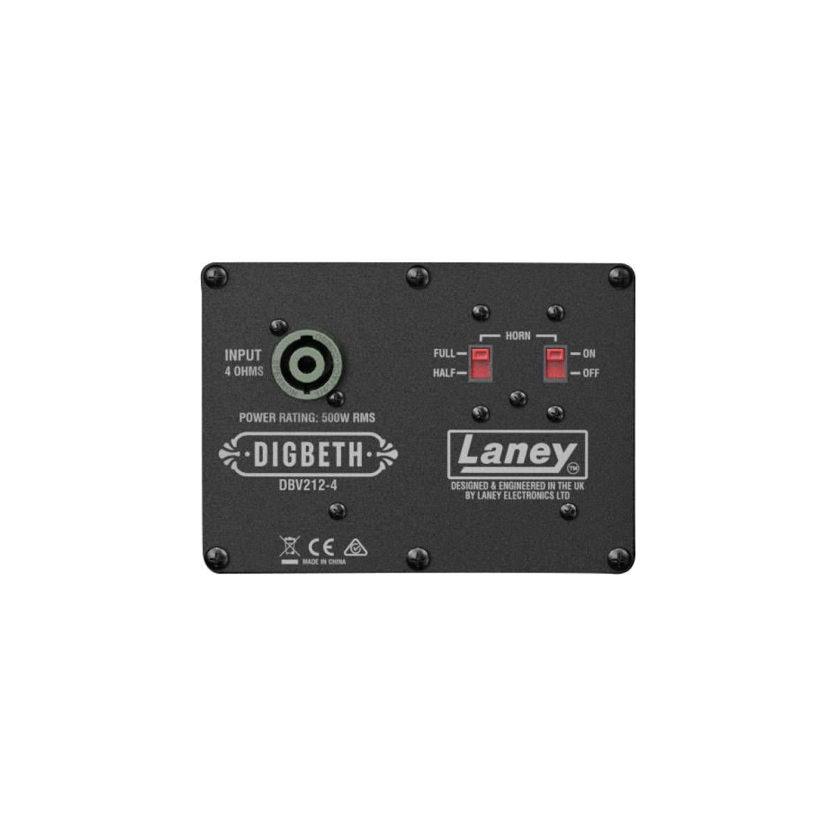 Laney Digbeth DBV212-4 Bass Guitar Cabinet 2x12 4ohm Speaker Cab