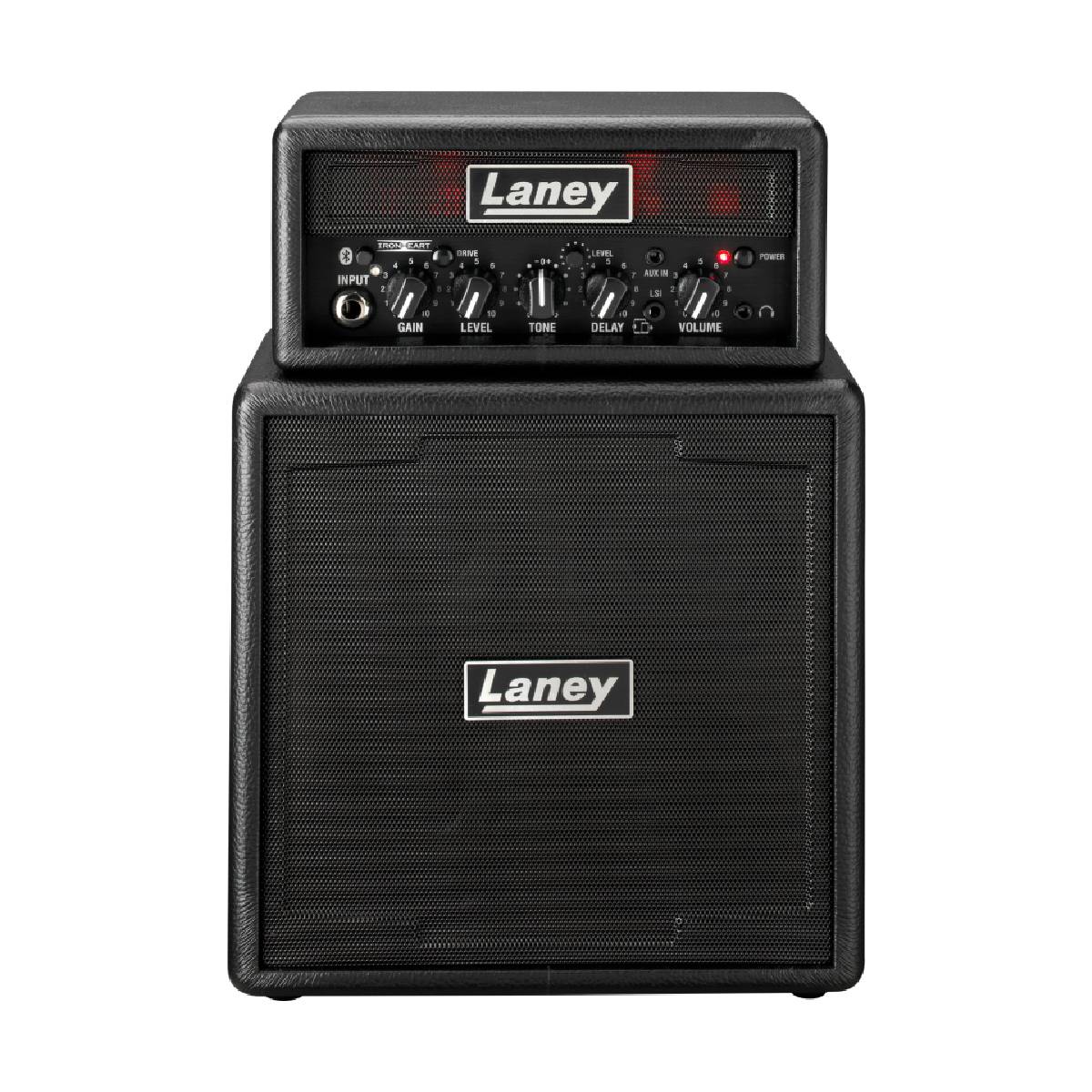 Laney MINISTACK-B-IRON Guitar Amplifier Bluetooth Battery Powered Amp w/ Smartphone Interface