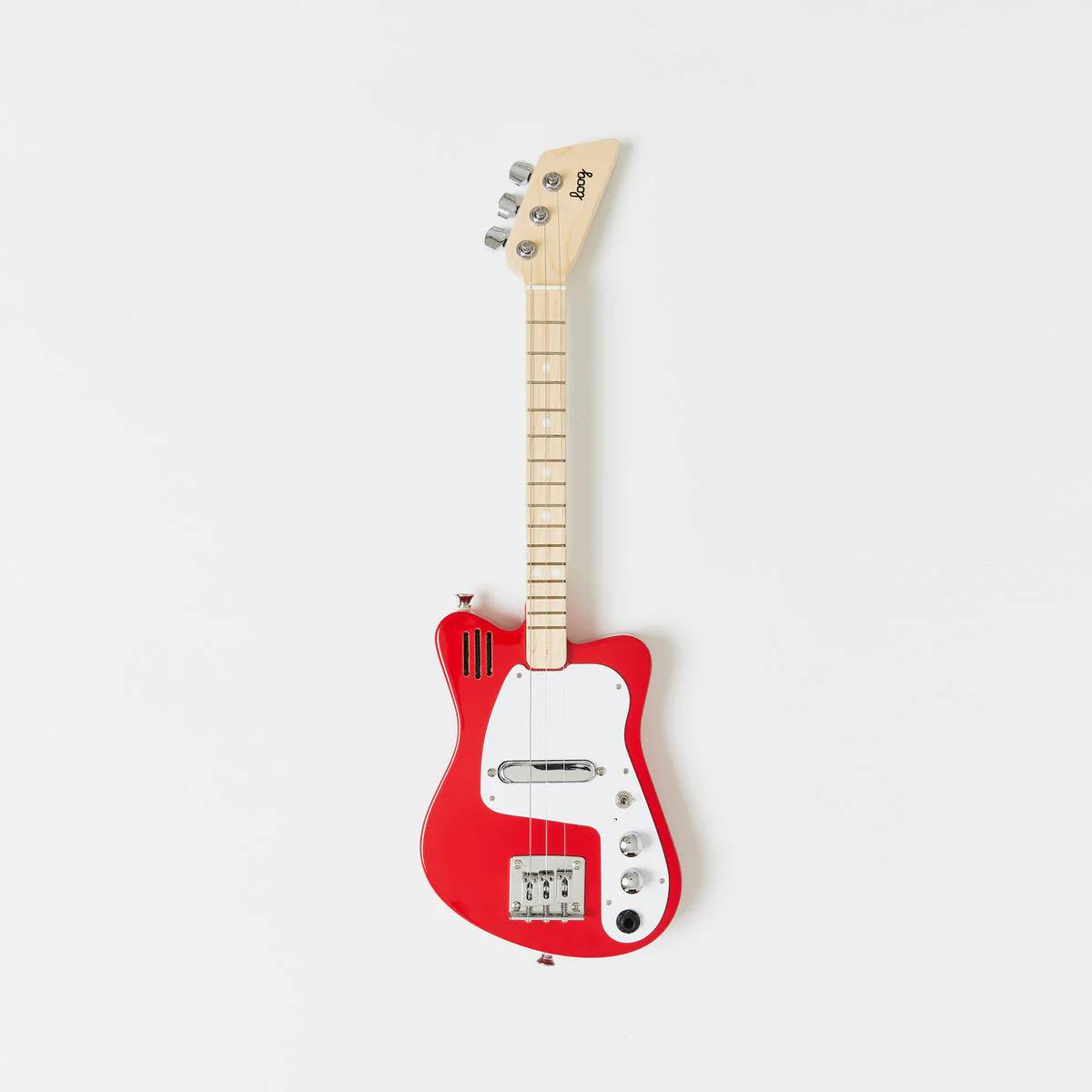 Loog Electric Mini Guitar w/ Built-In Amp - Red (Ages 3+)