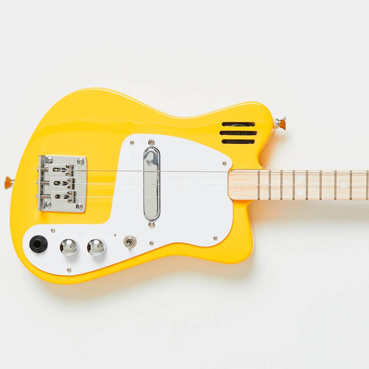 Loog Electric Mini Guitar w/ Built-In Amp - Yellow (Ages 3+)