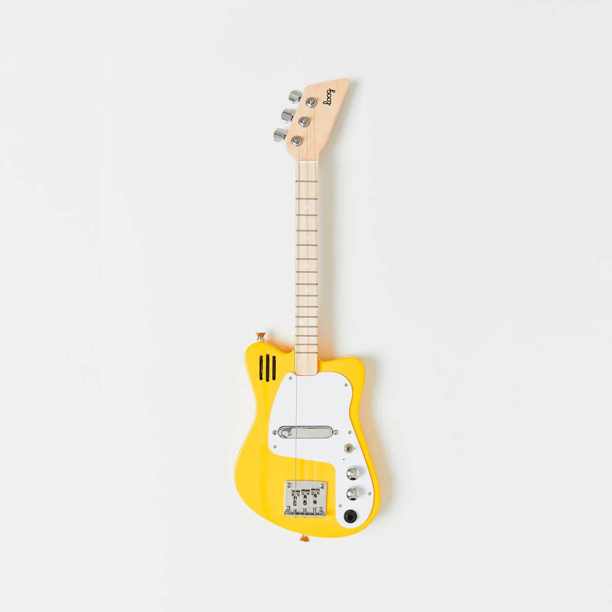 Loog Electric Mini Guitar w/ Built-In Amp - Yellow (Ages 3+)