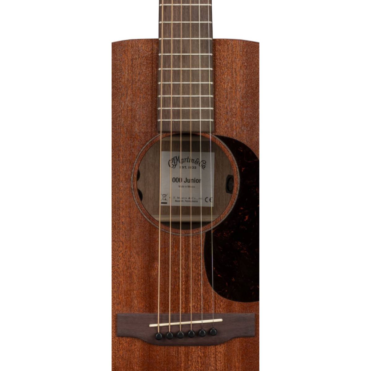 Martin 000 JR E 000 Junior 14 Fret Acoustic Guitar Sapele w/ Pickup