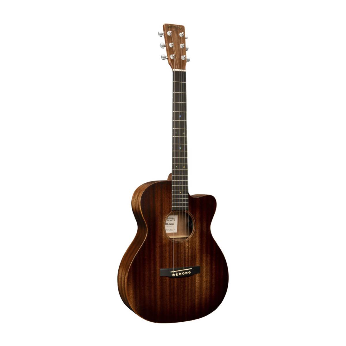 Martin 000C JR E 000 Streetmaster Junior-14 Fret Cutaway Acoustic Guitar Sapele Dark Mahogany Distressed w/ Pickup