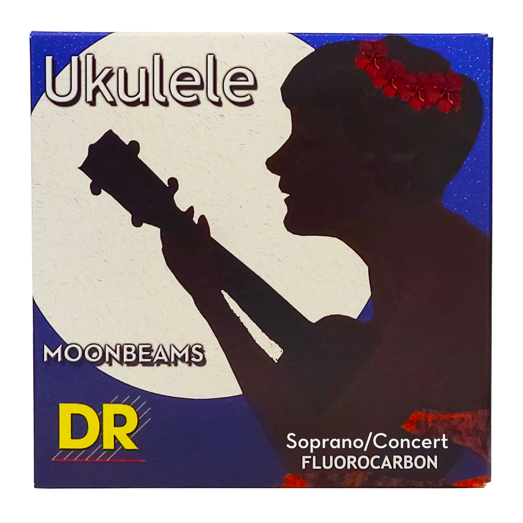 DR Moonbeam UFSC Clear Fluorocarbon Soprano/Concert Ukulele Strings