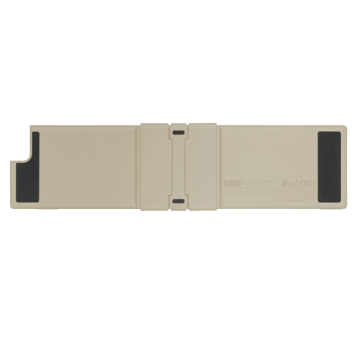 Korg nanoKEY Fold 25-Key Foldable MIDI Keyboard- Sand Beige