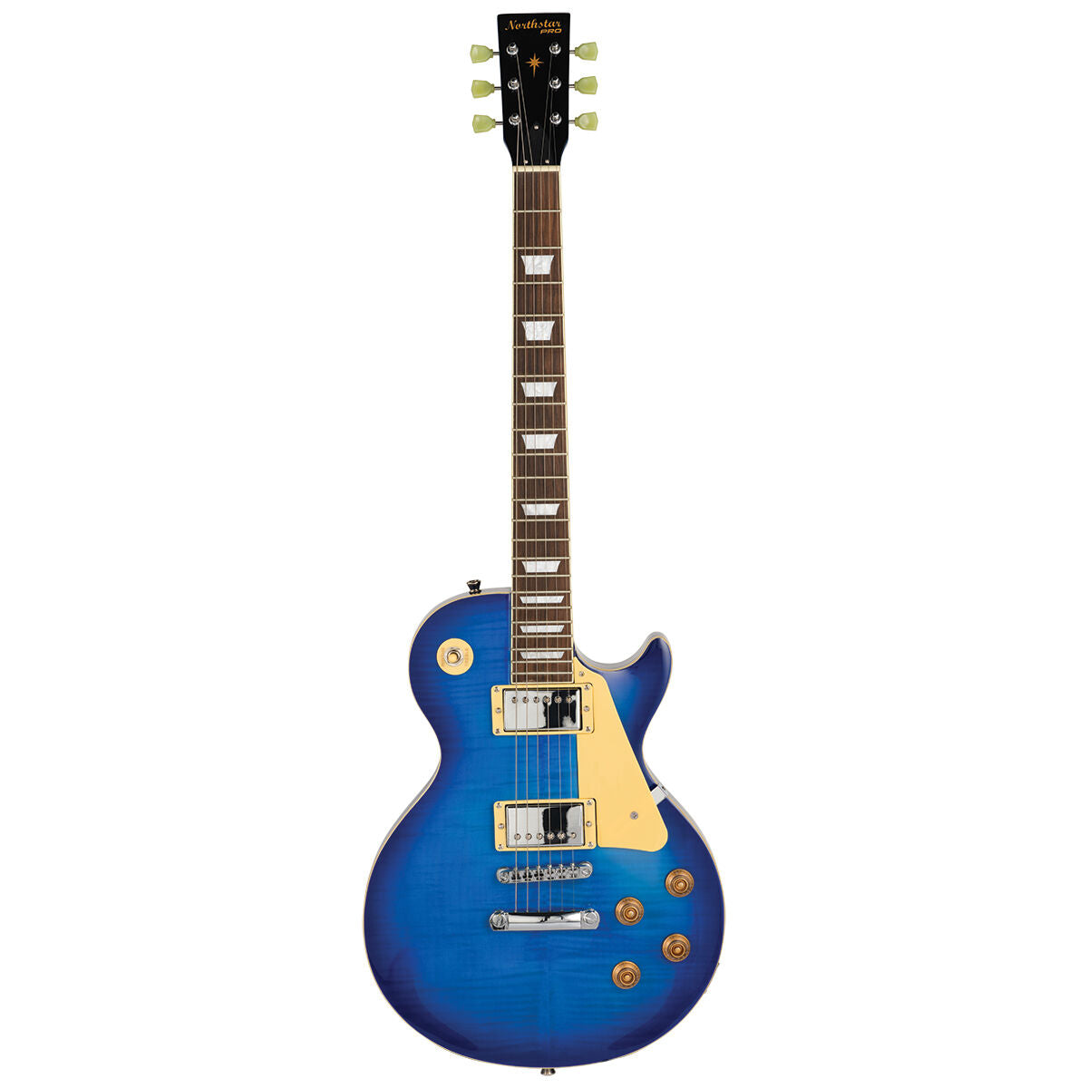 Northstar NSP3-BL Pro LP-Style Electric Guitar Thru Blue Burst Gloss