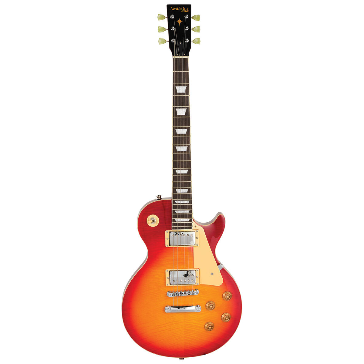 Northstar NSP3-HCB Pro LP-Style Electric Guitar Thru Cherry Sunburst Gloss