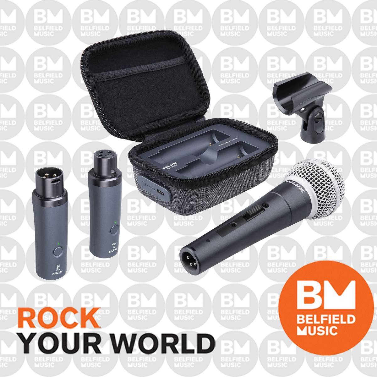 NU-X B3RC Wireless Microphone System Digital 2.4Ghz