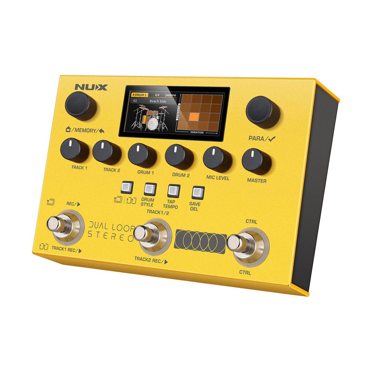 NU-X Monarch Dual Loop Stereo Guitar Effects Pedal